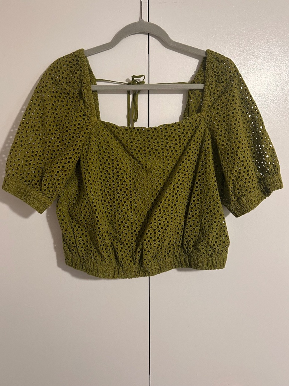 Everlane Eyelet Top